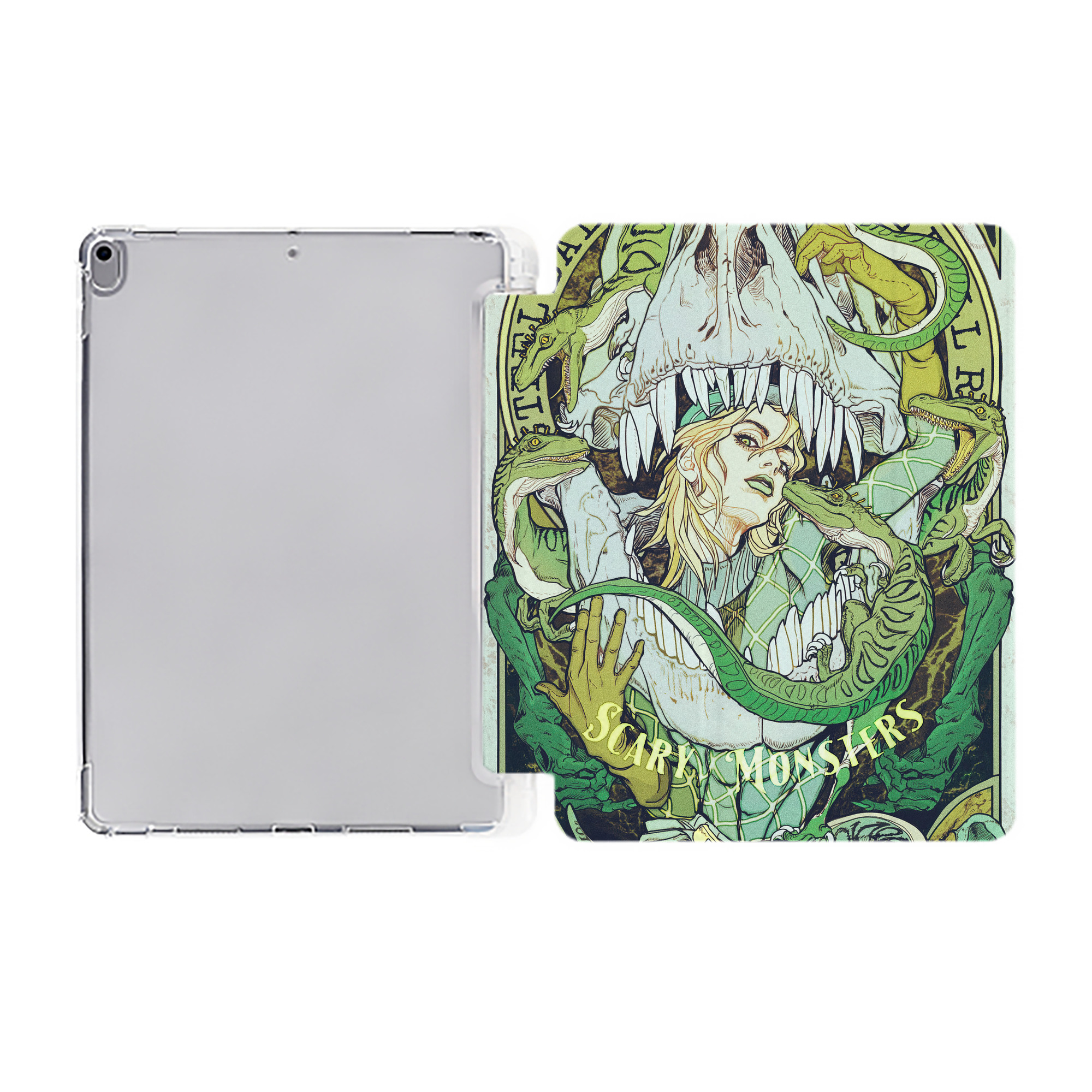 （画像用） ジョジョの奇妙な冒険 JoJo's Bizarre Adventure IPad ケース ペン収納付き 三つ折りスタンド PUレザー×シリコン 対応機種9.5/10.5/10.9インチ